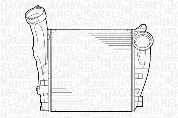 MAGNETI MARELLI tarpinis suslėgto oro aušintuvas, kompresorius 351319201770